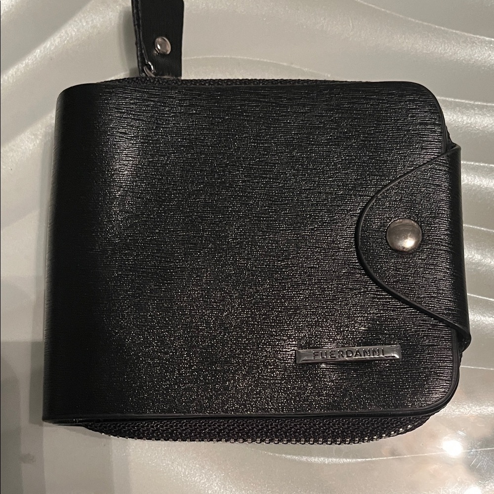 Elegant Black Leather Wallet by